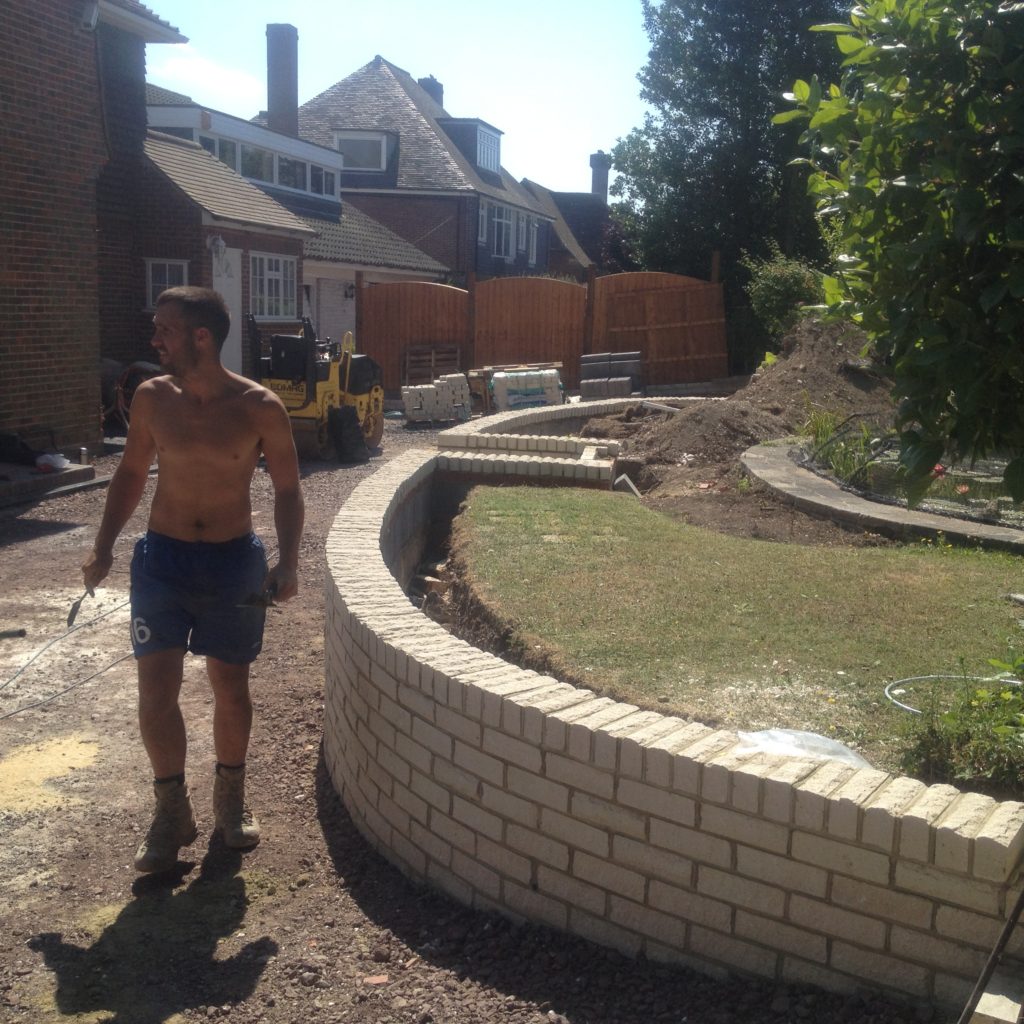 Garden Wall Construction